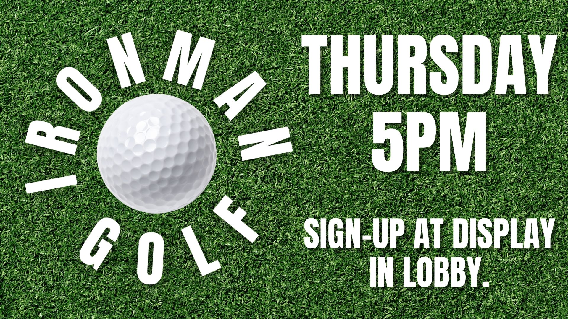 07 Ironman Golf